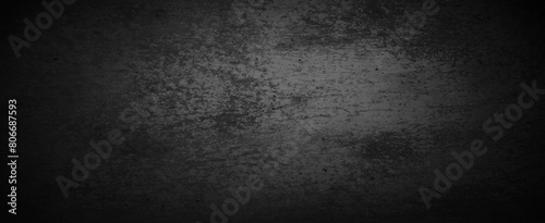 Grunge Textur mit schwarzer Farbe - Alte Steinmauer als Hintergrund photo