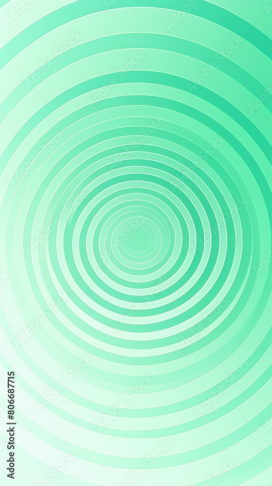 Mint Green concentric gradient circle line pattern vector illustration for background, graphic, element, poster blank copyspace for design text photo 