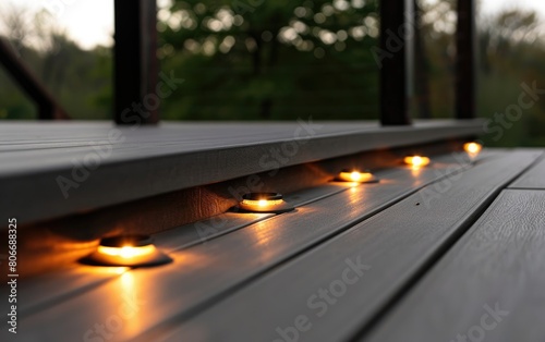 Deck Impressions Solar Integrated LEDs Add Charm to Decks, Generative ai.