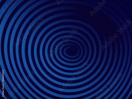 Navy Blue concentric gradient circle line pattern vector illustration for background, graphic, element, poster blank copyspace for design text photo 
