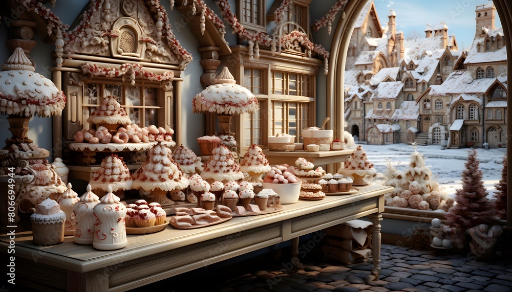 Christmas market in Moscow