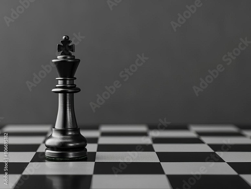 Strategic business idea as a chessboard, with pieces moving towards success under the guidance of a grandmaster strategist