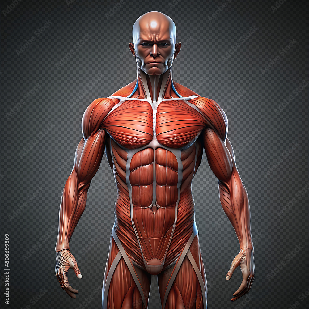 Fototapeta premium Muscular system