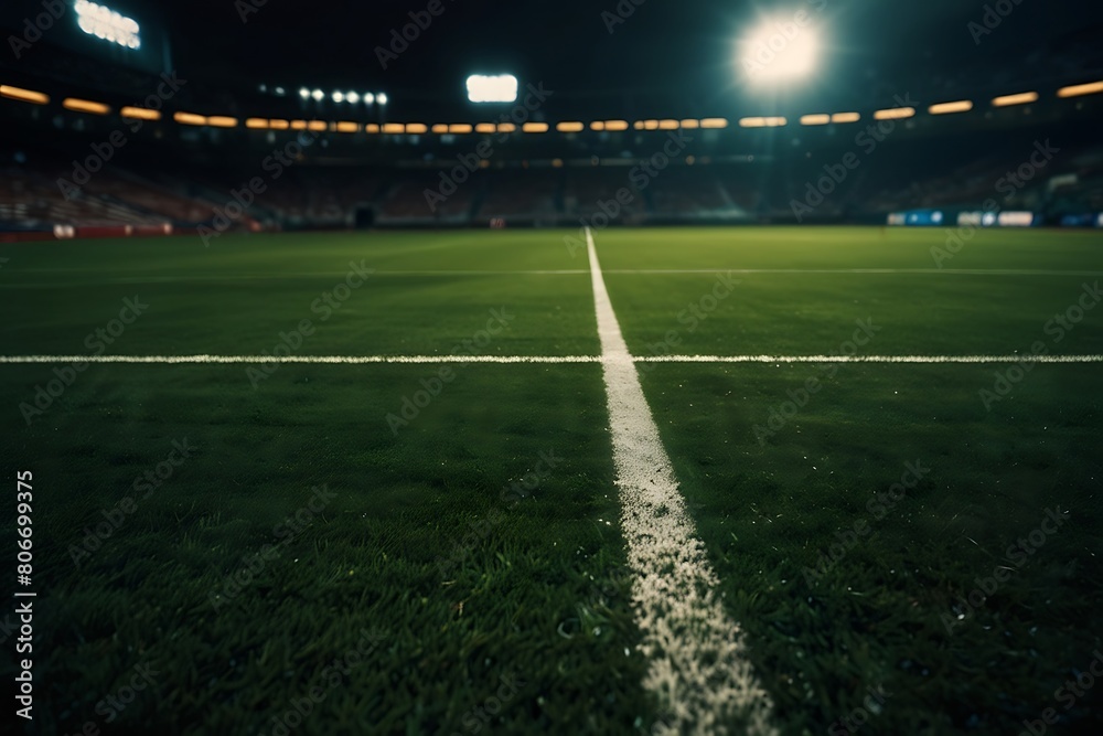 soccer field with a goal Game Day Excitement Football Stadium Lights soccer field with a goal Game Day Excitement Football Stadium Lights