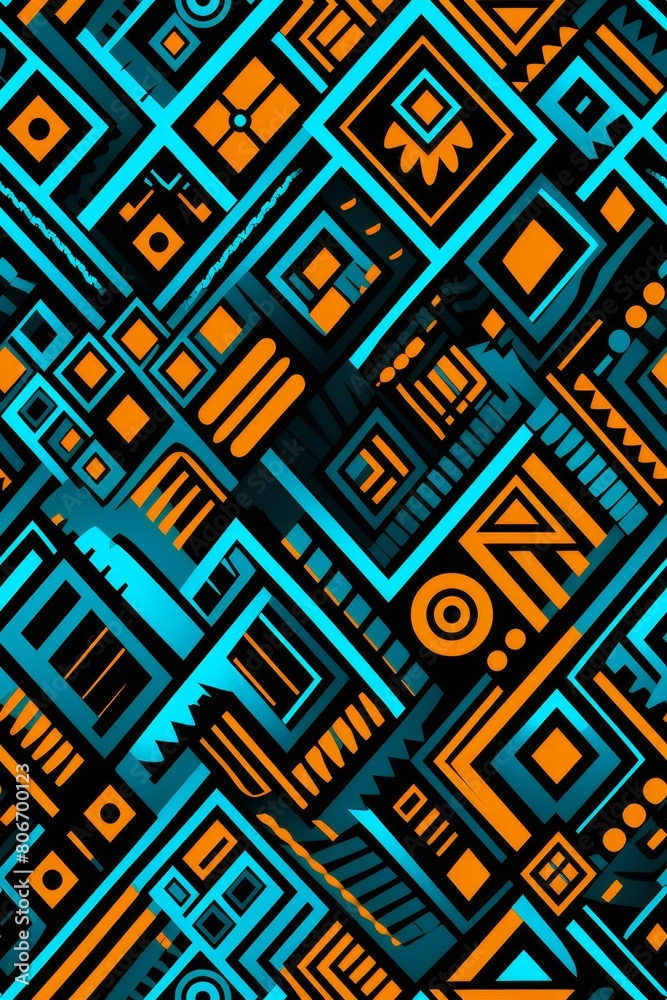 Seamless patterns creative ethnic style vector Seamless patterns creative ethnic style vector