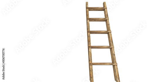 Realistic Ladder on transparent background