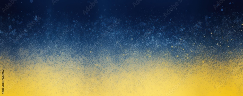 Navy Blue white yellow template empty space color gradient rough abstract background shine bright light and glow grainy noise grungy texture blank 