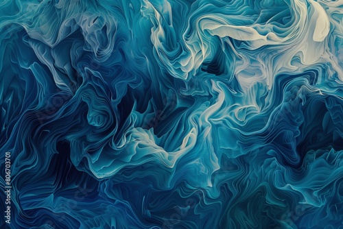 An abstract pattern that mimics the calming waves of the ocean