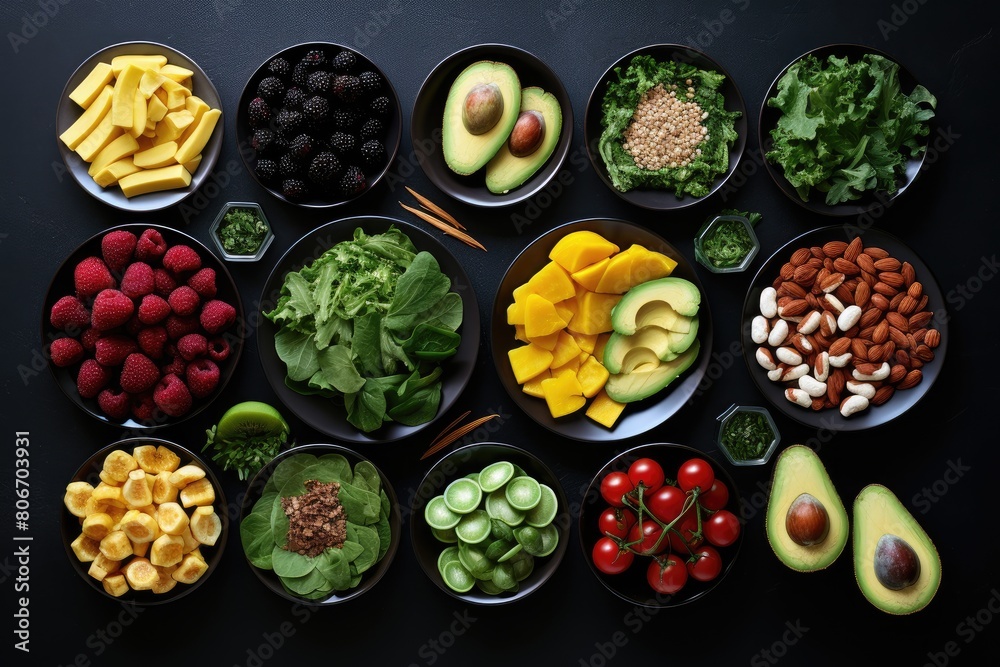healthy food eating selection healthy food eating selection