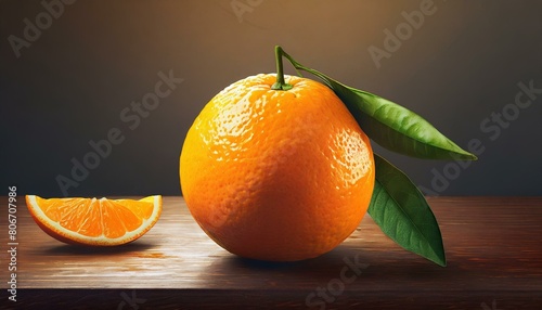 Une orange