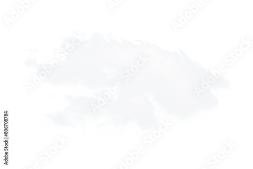 Cloud on white background