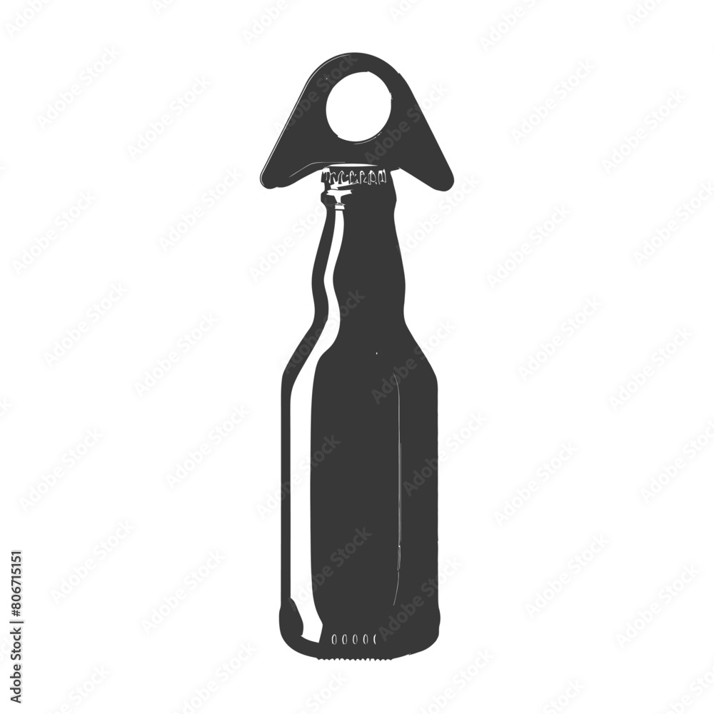 Silhouette bottle opener black color only Silhouette bottle opener black color only