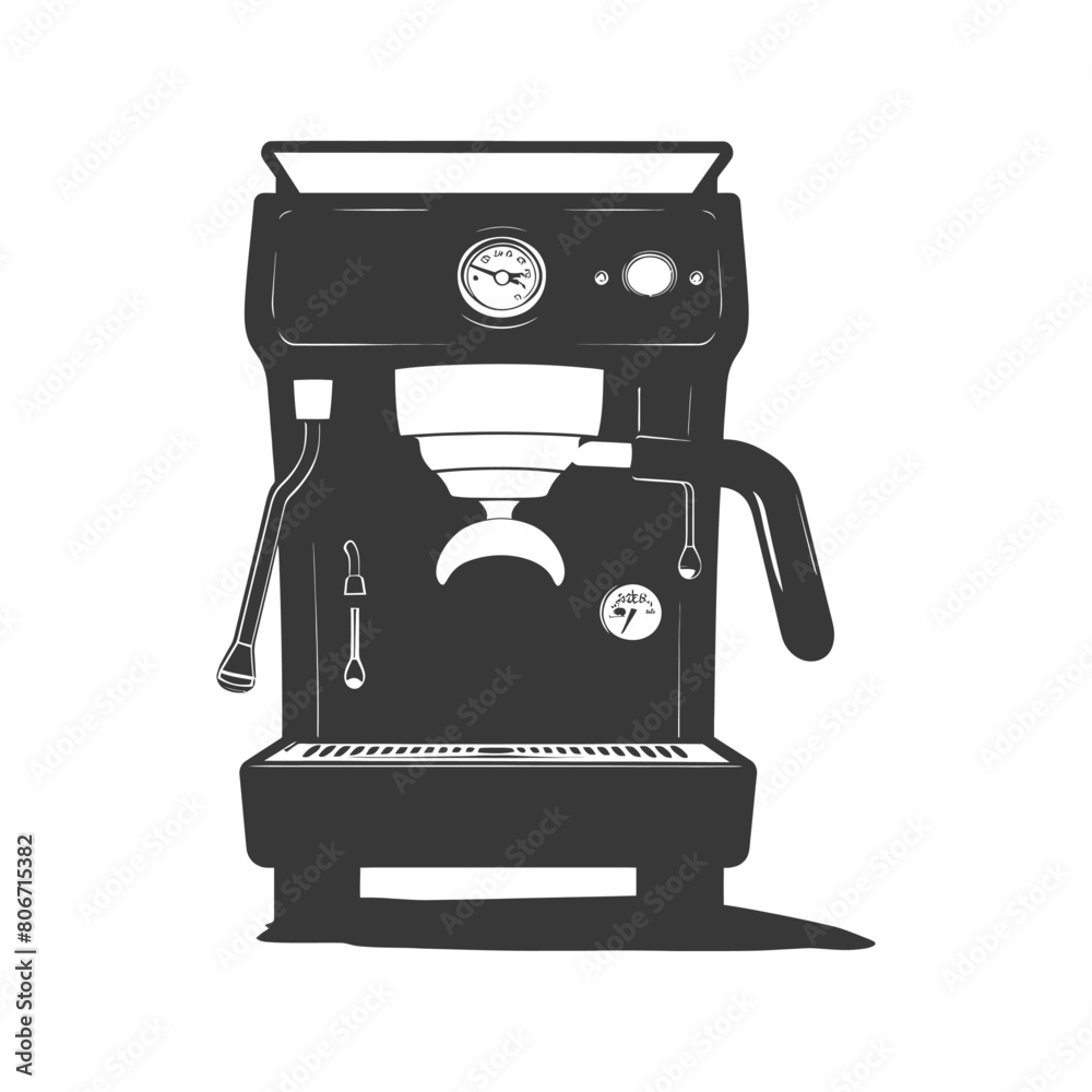 Silhouette Brewing coffee machine black color only Silhouette Brewing coffee machine black color only
