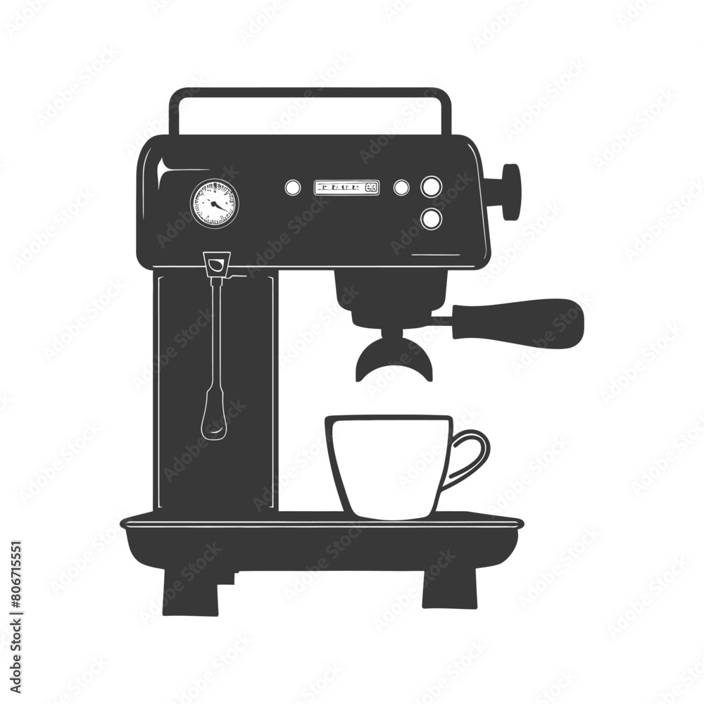 Silhouette Brewing coffee machine black color only Silhouette Brewing coffee machine black color only