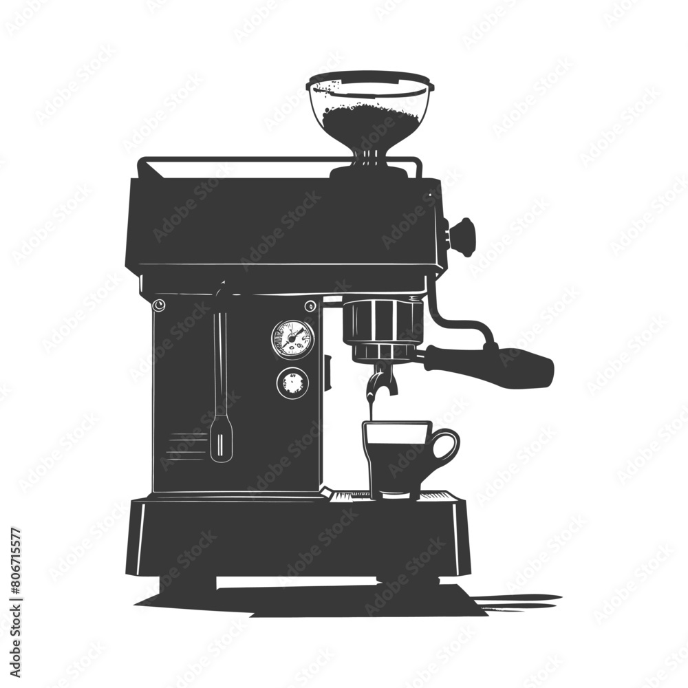 Silhouette Brewing coffee machine black color only Silhouette Brewing coffee machine black color only