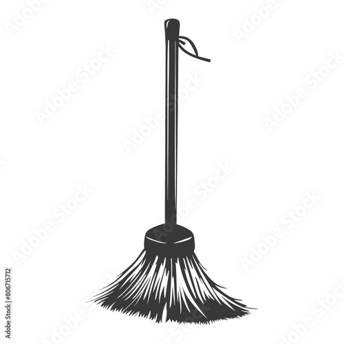 Silhouette broom cleaning tool black color only