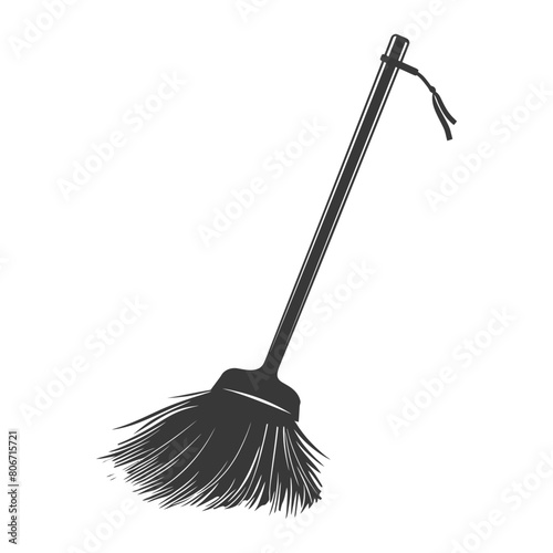 Silhouette broom cleaning tool black color only