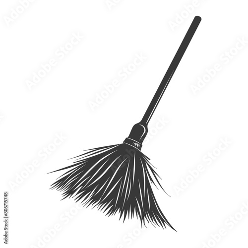 Silhouette broom cleaning tool black color only