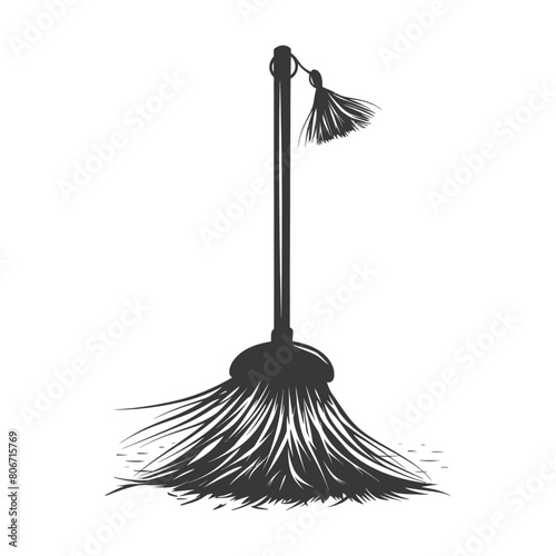 Silhouette broom cleaning tool black color only