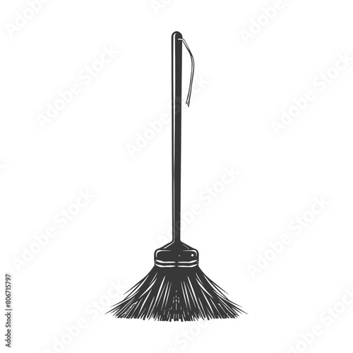 Silhouette broom cleaning tool black color only