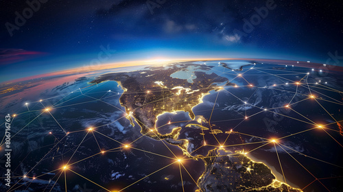Global Connectivity and Network photo