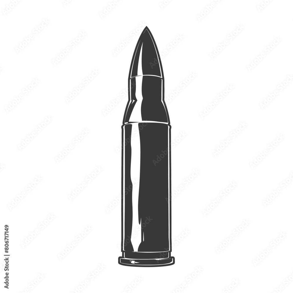 Silhouette bullet black color only Silhouette bullet black color only