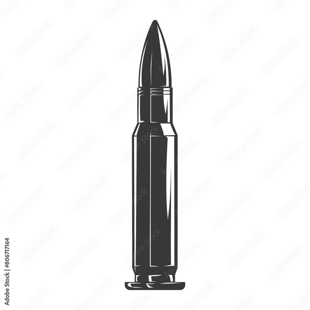Silhouette bullet black color only Silhouette bullet black color only