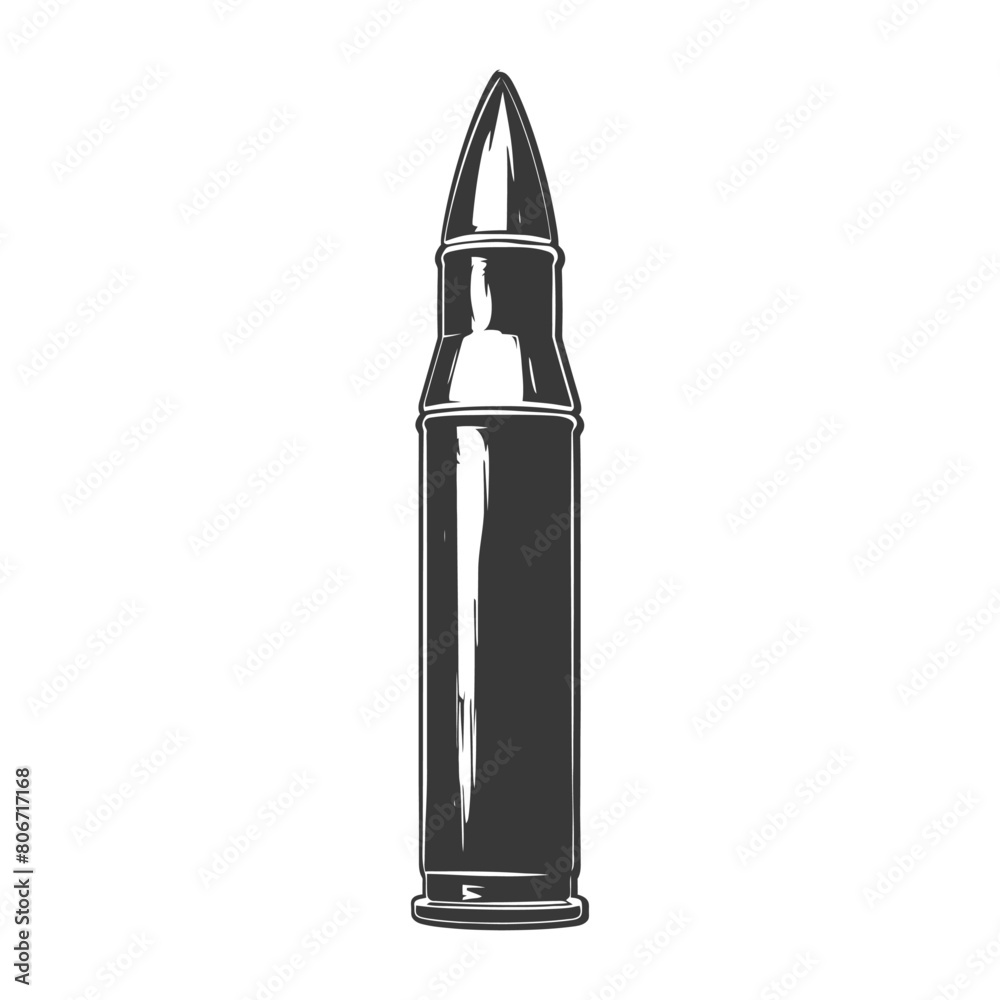 Silhouette bullet black color only Silhouette bullet black color only