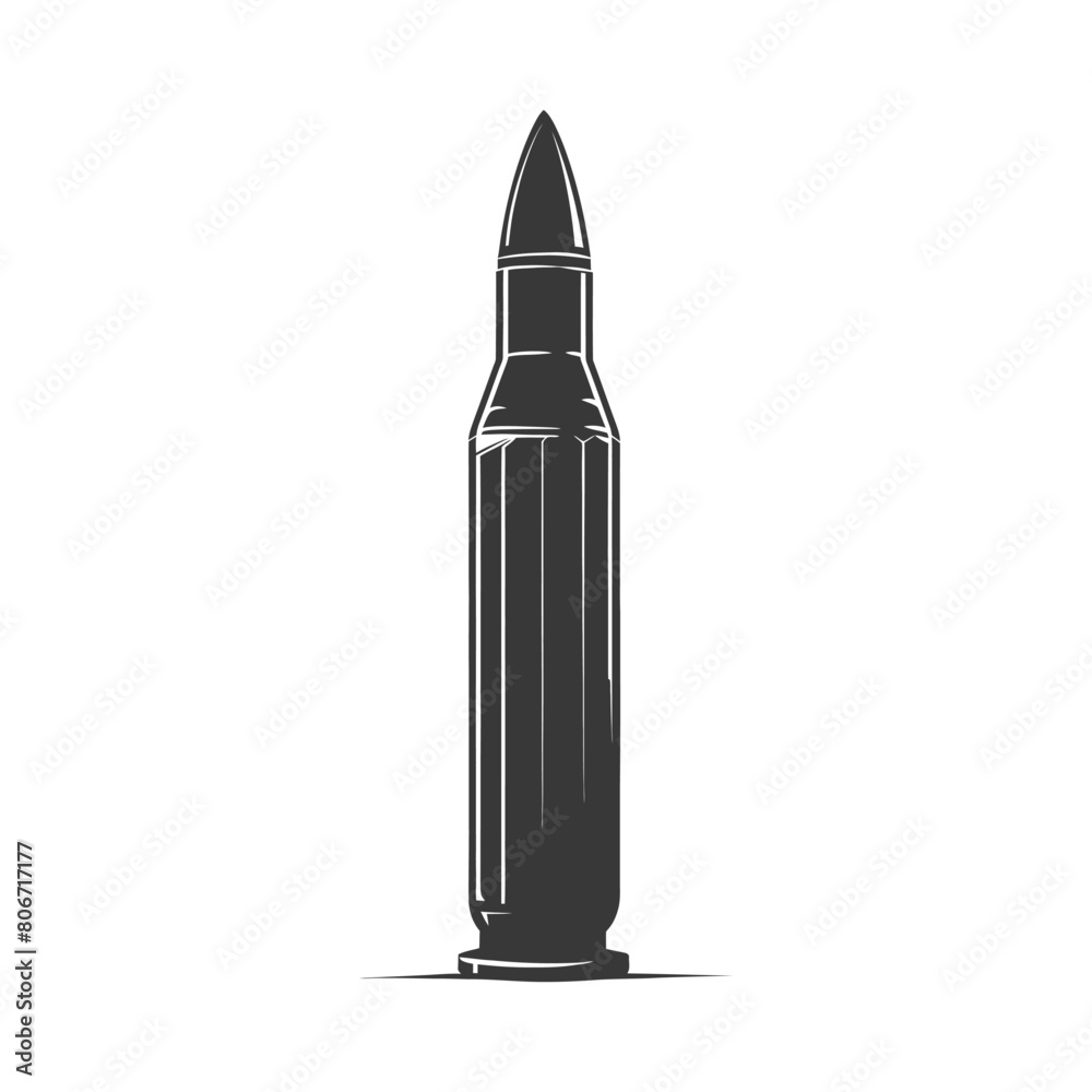 Silhouette bullet black color only Silhouette bullet black color only