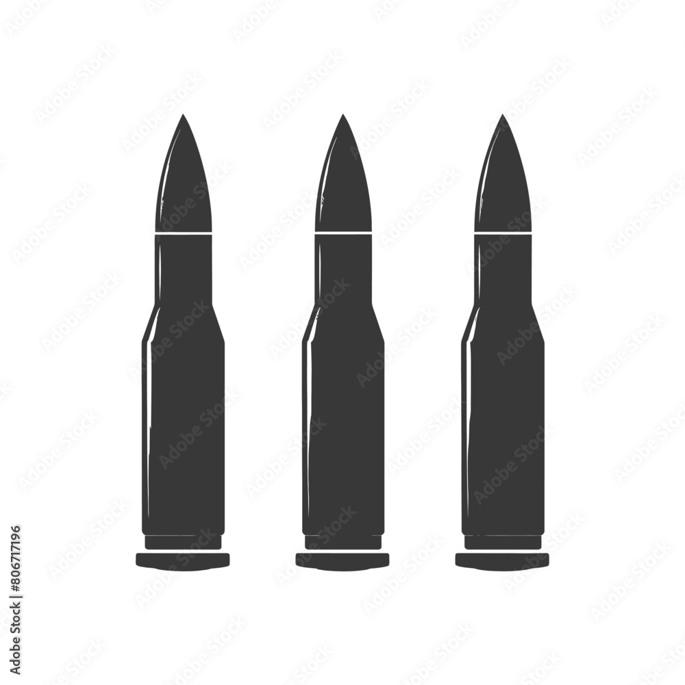 Silhouette bullets black color only Silhouette bullets black color only
