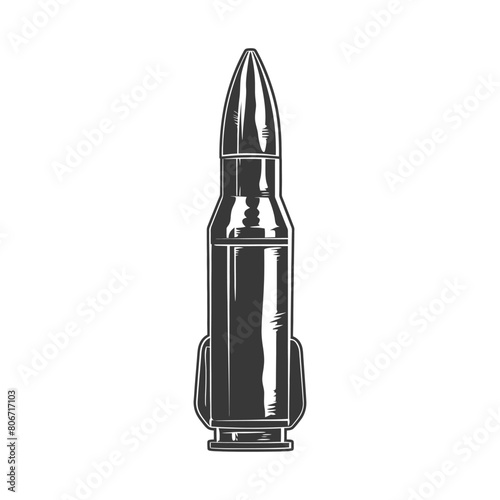 Silhouette bullet black color only