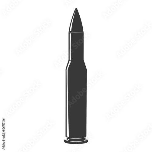Silhouette bullet black color only