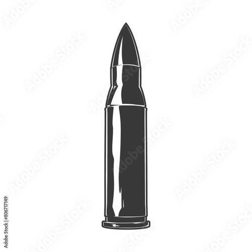 Silhouette bullet black color only