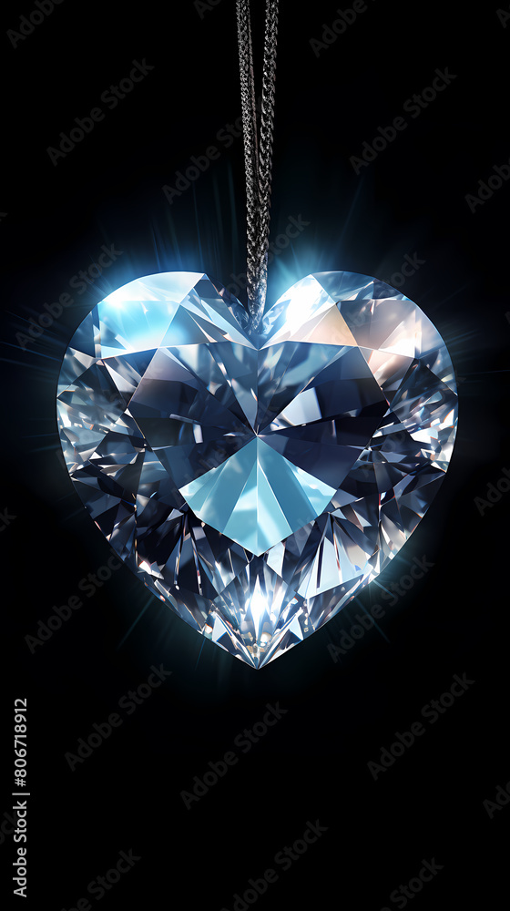 A diamond shines brightly A diamond shines brightly