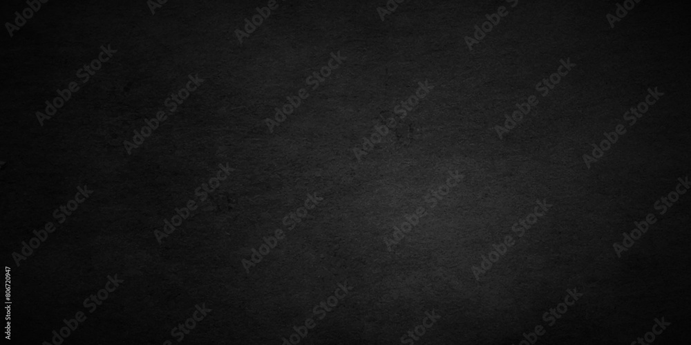 Black stone wall texture grunge rock surface. dark gray concrete background backdrop. wide panoramic banner. old wall stone for dark black distressed grunge background wallpaper rough concrete wall.