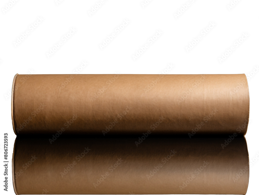 a brown roll of paper a brown roll of paper