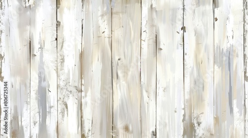 White Wood Texture Background, Offering A Blank Canvas For Creativity And Inspiration, Inviting Exploration And Imagination, Cartoon Background