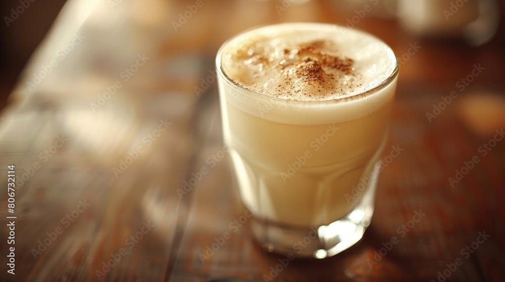Delicate glass, brimming with frothy milk, whispers promises of indulgence with each gentle swirl. Delicate glass, brimming with frothy milk, whispers promises of indulgence with each gentle swirl.