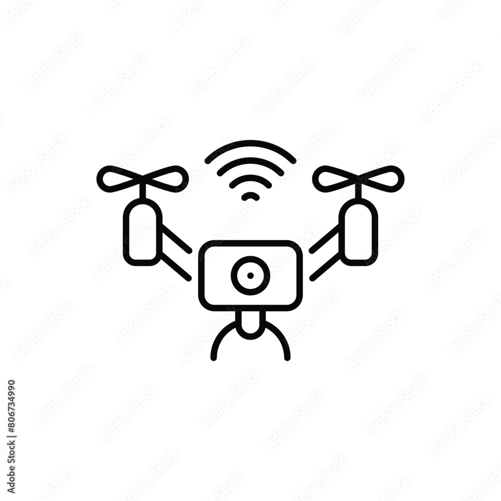 Drone  vector icon