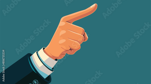 Business Hand holding little finger vector Promise 
