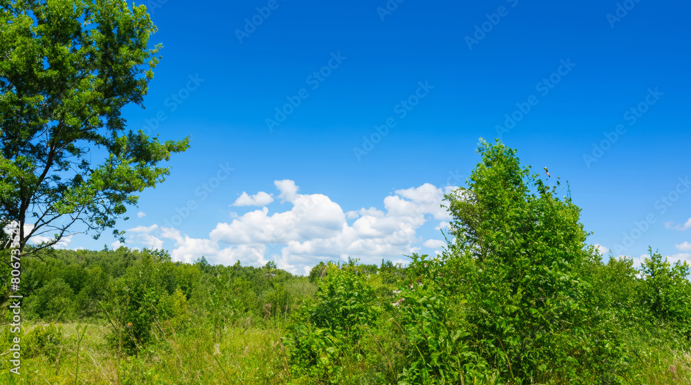 landscape with sky and clouds