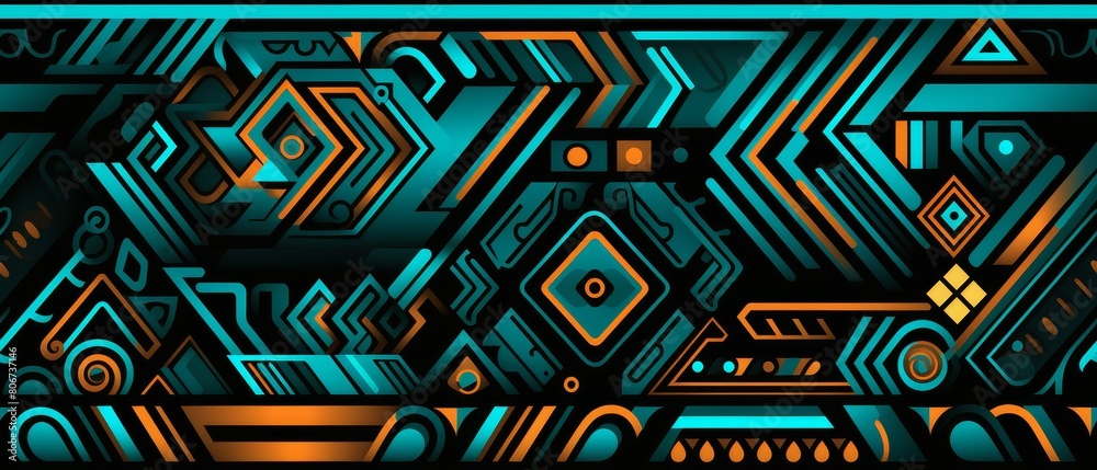 Seamless patterns creative ethnic style vector Seamless patterns creative ethnic style vector
