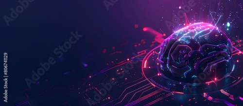 a abstract purple technology background