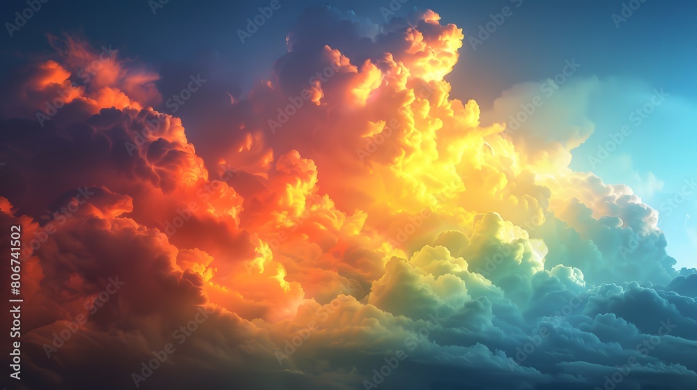 magical rainbow clouds magical rainbow clouds