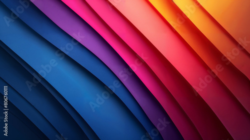 Vibrant Gradient Lines: Colorful Abstract Vector Background