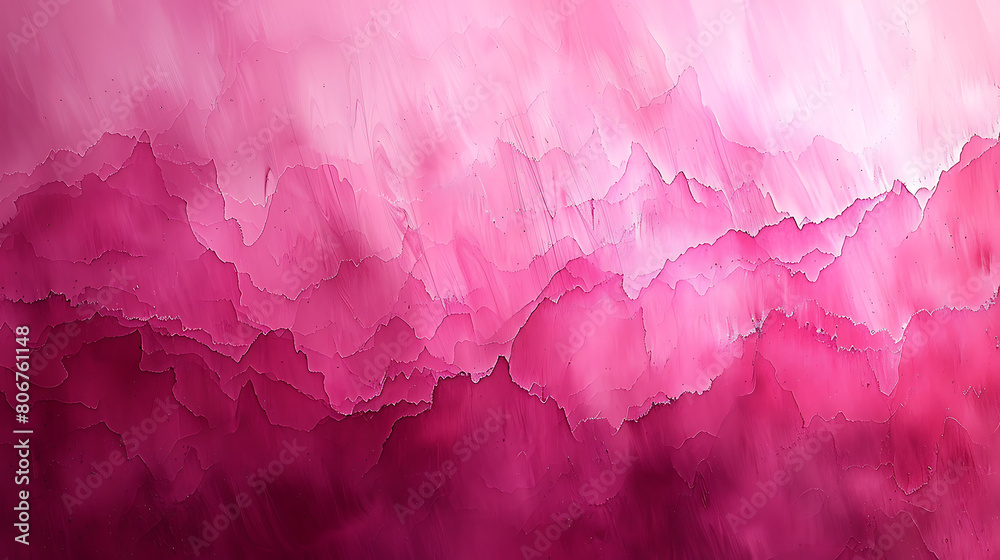 Fototapeta premium Bright pink background texture on grunge paper. Abstract magenta magic marbled textured background for trendy, modern Valentine romance love background
