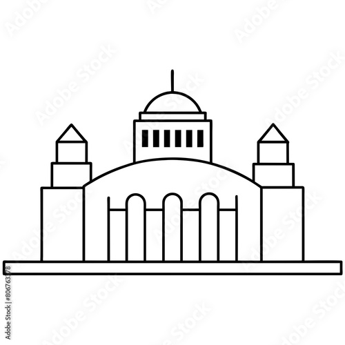 Modern city vector illustration