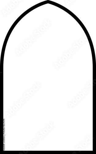 Arabic shapes, windows and arches. Traditional ornamental banner, frame. Muslim holidays, Ramadan Kareem. Modern eastern architecture. Vector illustration.