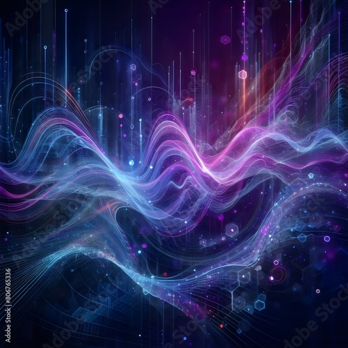 fractal realms abstract background 