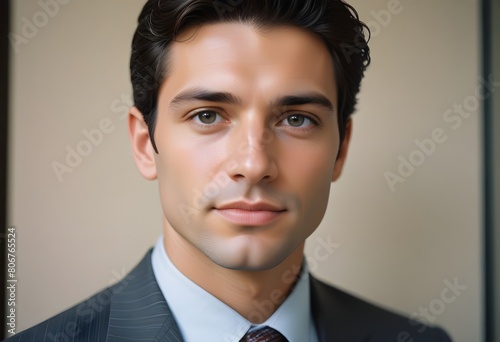 businessman, wearing suit working in office 